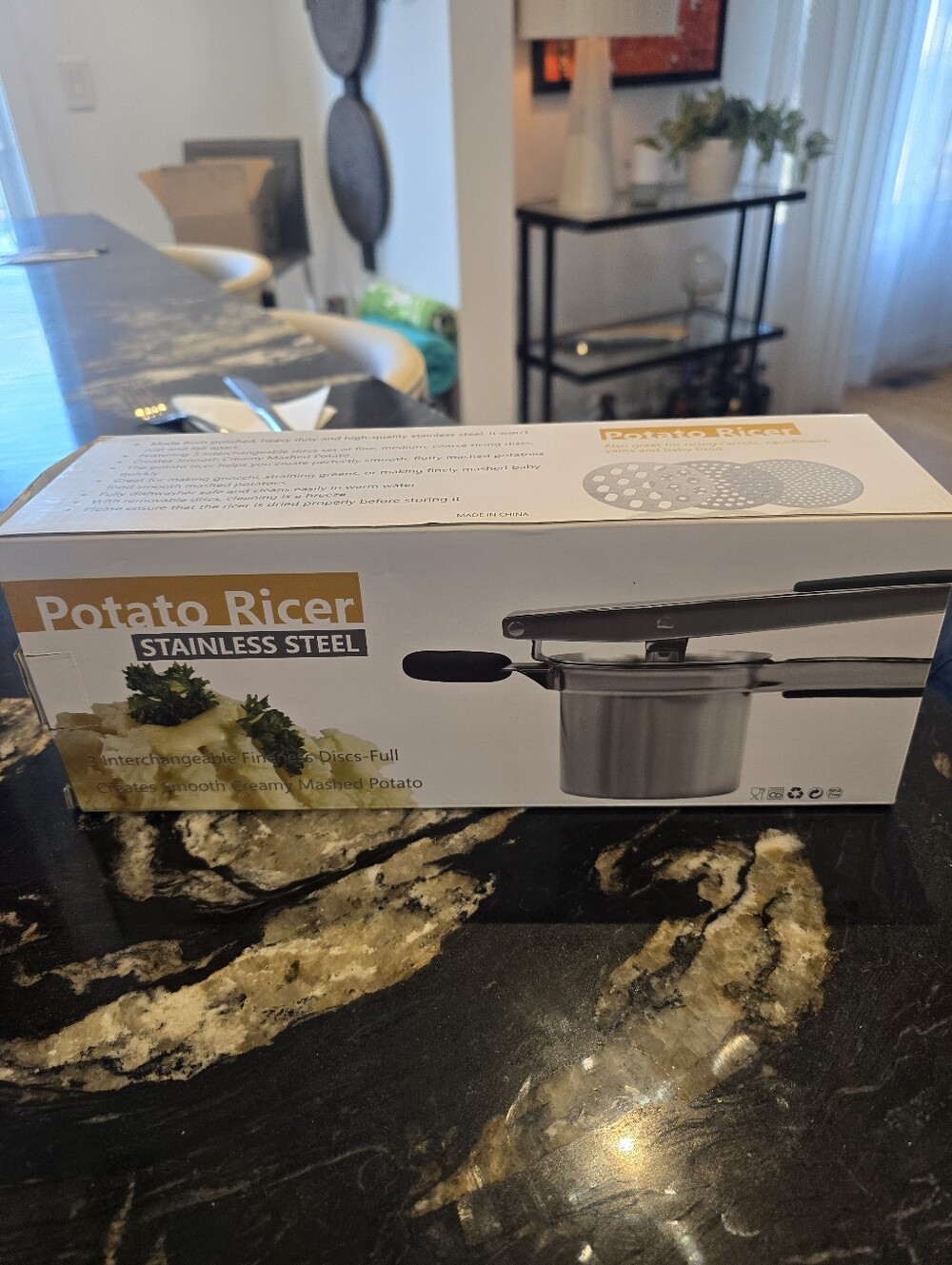 Stainless Steel Potato Ricer - Stainless Steel